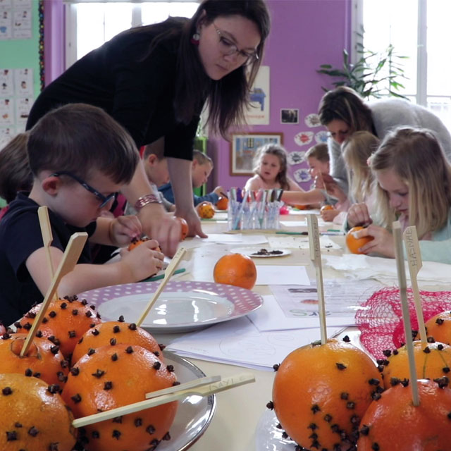 Atelier à l'école