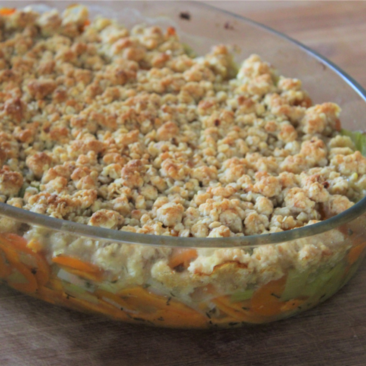 Crumble aux légumes