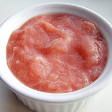 compote pomme rhubarbe