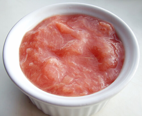 compote pomme rhubarbe